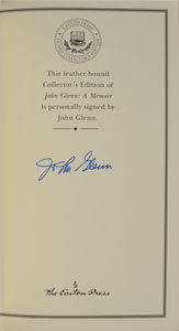 Lot #8064  MA-6: John Glenn Signed Book