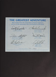 Lot #8158  Astronauts Signed Book - Image 1