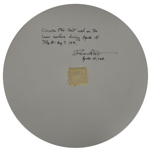 Lot #8340 Dave Scott's Apollo 15 Lunar Surface-Flown Star Chart - Image 2
