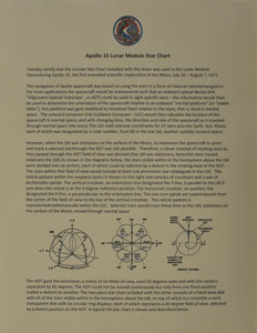 Lot #8340 Dave Scott's Apollo 15 Lunar Surface-Flown Star Chart - Image 3