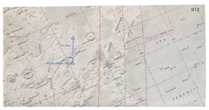 Lot #8331 Dave Scott’s Apollo 15 Lunar Orbit-Flown Photography Chart D - Image 2