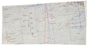 Lot #8331 Dave Scott’s Apollo 15 Lunar Orbit-Flown Photography Chart D - Image 5