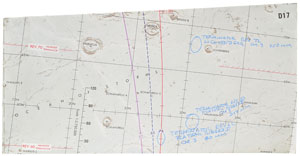 Lot #8331 Dave Scott’s Apollo 15 Lunar Orbit-Flown Photography Chart D - Image 7