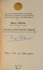 Lot #8240 Buzz Aldrin Signed Book