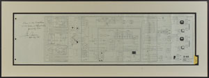 Lot #8381 Gene Cernan's Apollo 17 Lunar-Surface Flown Schematic - Image 1
