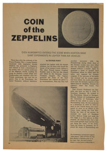 Lot #8006  Zeppelin: 1929 Meissen Porcelain Medallion - Image 3
