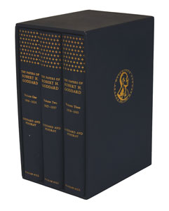 Lot #8021 Robert H. Goddard Three Volume Book Set