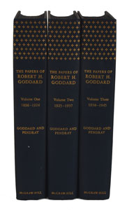 Lot #8021 Robert H. Goddard Three Volume Book Set - Image 2
