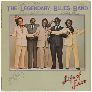 Lot #5244  Legendary Blues Band Signed Album