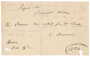 Lot #168 Charles Darwin - Image 2