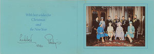 Lot #209  Queen Elizabeth II and Prince Philip
