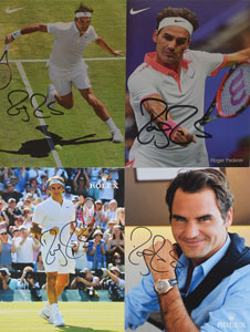 Lot #862 Roger Federer