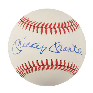 Lot #870 Mickey Mantle