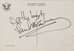 Lot #574  Beatles: Paul and Linda McCartney - Image 1