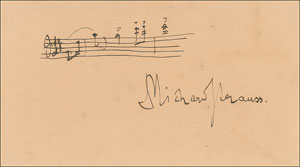 Lot #554 Richard Strauss