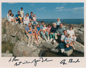 Lot #89 George and George W. Bush - Image 1
