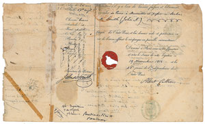 Lot #253 Albert Gallatin - Image 1