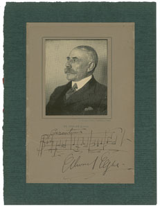 Lot #549 Edward Elgar
