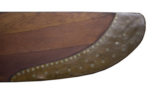 Lot #375  Starr Piano Co. Wooden Propellor - Image 4