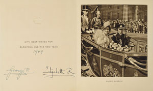 Lot #197  King George VI and Queen Elizabeth - Image 1