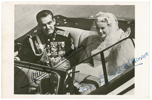 Lot #283  Princess Grace and Prince Rainier - Image 1