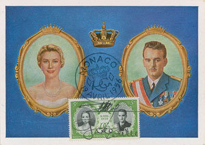 Lot #284  Princess Grace and Prince Rainier - Image 1