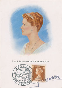 Lot #284  Princess Grace and Prince Rainier - Image 2
