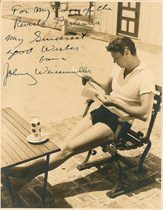 Lot #835 Johnny Weissmuller - Image 1