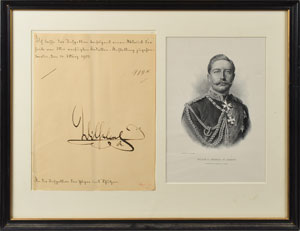 Lot #247  Emperor Wilhelm II