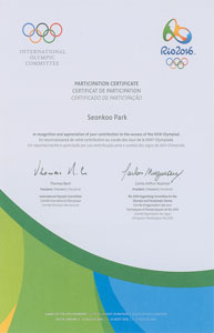 Lot #847  Rio 2016 Summer Olympics Athlete Diploma and Athlete's Participation Medal - Image 4