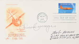 Lot #377 Chuck Yeager and Bob Hoover - Image 1