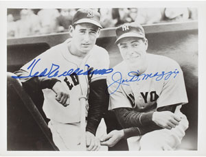 Lot #875 Ted Williams and Joe DiMaggio