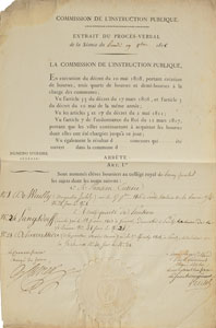 Lot #239 Baron Georges Cuvier - Image 1