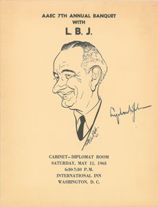Lot #119 Lyndon B. Johnson and Barry Goldwater