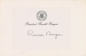 Lot #754 Ronald Reagan