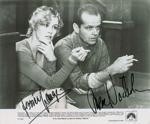 Lot #749 Jack Nicholson and Jessica Lange - Image 1