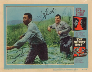Lot #752 Sidney Poitier and Tony Curtis - Image 1