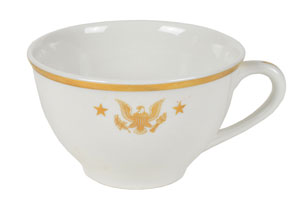 Lot #9064 John F. Kennedy Family's Presidential China Tea Cup from the Honey Fitz - Image 1
