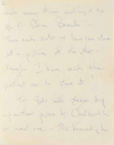 Lot #9019 Jacqueline Kennedy 1960 Autograph Letter Signed - Image 3