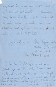 Lot #9073 Jacqueline Kennedy Collection of (4) Handwritten Letters, Telegram, and Negatives - Image 5