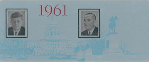Lot #9031 John F. Kennedy Pair of 1961 Inauguration Tickets - Image 3