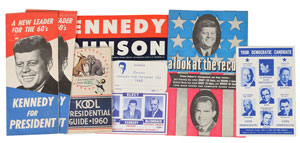 Lot #9017 John F. Kennedy Collection of Campaign Ephemera - Image 3