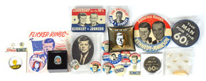 Lot #9016 John F. Kennedy Collection of Campaign Pins - Image 1