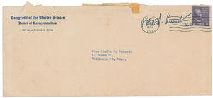 Lot #9003 John F. Kennedy 1952 Congressional Typed Letter Signed - Image 2
