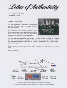 Lot #9052 John F. Kennedy 1963 Signed Photograph - Image 3