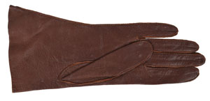 Lot #9069 Jacqueline Kennedy's Personally-Owned and -Worn Brown Leather Glove - Image 2
