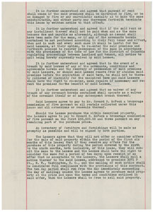 Lot #9009 John F. Kennedy 1953 Signed Document - Image 2