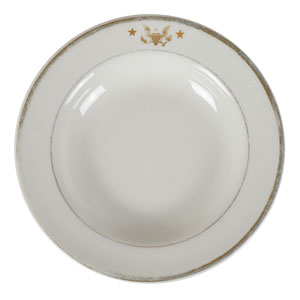 Lot #9063 John F. Kennedy Family's Presidential China Plate from the Honey Fitz - Image 1