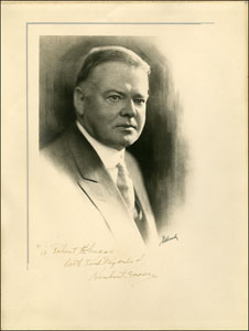 Lot #188 Herbert Hoover - Image 1