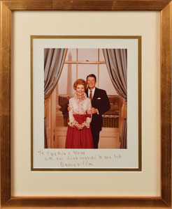 Lot #216 Ronald and Nancy Reagan